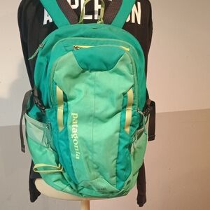 Patagonia Refugio 28L Green and Mint Teal Daypack